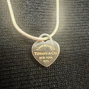 Tiffany and Co Mini Heart Authentic